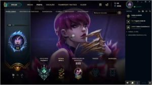 Conta de lol, nivel 250, 240 skins - League of Legends