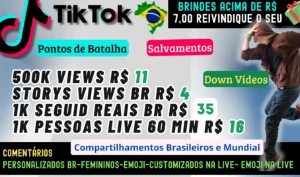 Serviços de Elite para TikTok: Qualidade e Preço Imbatíveis!