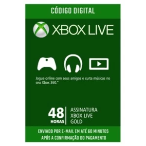 LIVE GOLD 2 DIAS (48 HORAS) BR E USA - TRIAL PROMOCIONAL - Xbox