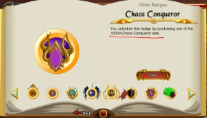 Aqw Conta Ultra Rara Com CHAOS CONQUEROR E Outros Limitados! - Adventure Quest World