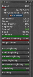 RP 132 Gladera skill 99 - Tibia