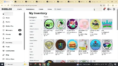 Conta De Roblox Feminina Com 220Mil Robux Gastos !!!Promoção