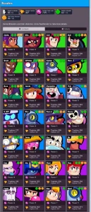 Conta Brawl Stars 20k trofeus - shelly estelar