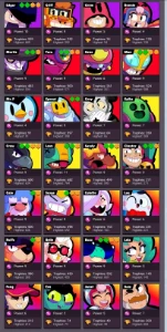Conta Brawl Stars 20k trofeus - shelly estelar