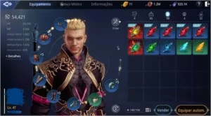 Conta MIR4 com PET ÉPICO / lvl 47 + 54k / Servidor SA42 - New World