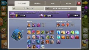 Conta Clash Of Clans cv12 qse full