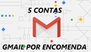 GMAIL COM ENTREGA AUTOMATICA 5 CONTAS - Outros