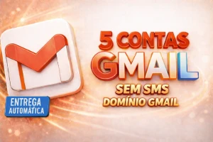 GMAIL COM ENTREGA AUTOMATICADA 5 CONTAS - Emails