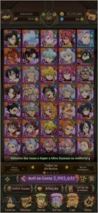 Nanatsu 7ds collab Aot, Snk, Kof, Rezero, Slime - Outros