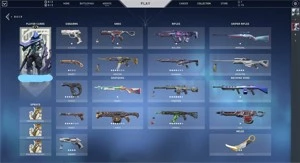 CONTA DE VALORANT PLAT/DIMA COM 970 REAIS EM SKIN