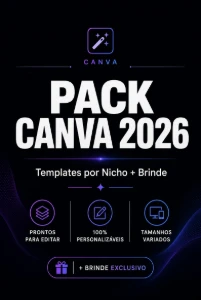 Pack Canva 2026 | Templates por Nicho + Brinde - Arte Digital Artes Canva