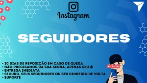 [🏅] Seguidores Instagram | ENTREGA IMEDIATA ( + Barato) - Redes Sociais