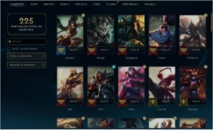 conta diamante 4 28 skins 66 campeões - League of Legends LOL