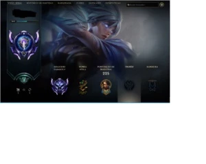 conta diamante 4 28 skins 66 campeões - League of Legends LOL