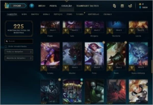 conta diamante 4 28 skins 66 campeões - League of Legends LOL