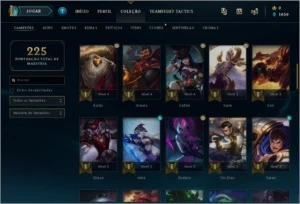 conta diamante 4 28 skins 66 campeões - League of Legends LOL