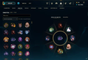 Conta lol lv566, 359 skins, elo esmeralda 4 e primeiro dono! - League of Legends