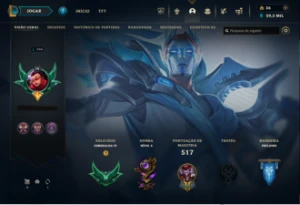 Conta lol lv566, 359 skins, elo esmeralda 4 e primeiro dono! - League of Legends