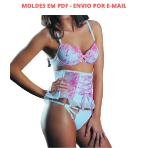 Kit Moldes PDFLingerie Calcinha Básica Plus Size - Outros