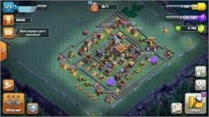 Conta Clash of Clans recém CV13/Base Construtor 9 quase full