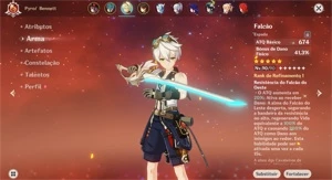 Conta AR56/ 10 chars 5* e 5 armas 5* - Genshin Impact