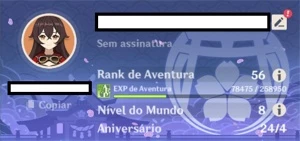 Conta AR56/ 10 chars 5* e 5 armas 5* - Genshin Impact