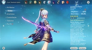Conta AR56/ 10 chars 5* e 5 armas 5* - Genshin Impact