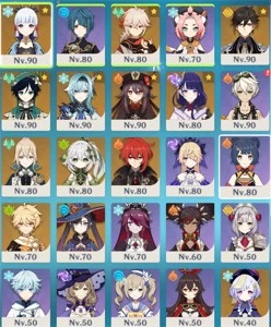 Conta AR56/ 10 chars 5* e 5 armas 5* - Genshin Impact
