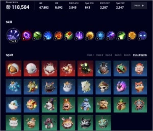 (SA73) ARQUEIRA LVL 86, 120K POWER, 5 PETS ÉPICOS - MIR4