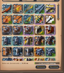 Albion conta 330M de fama com 110M ITENS + PRATA 15M PRATA - Albion Online