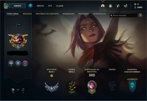CONTA LOL 57 SKINS - League of Legends: Wild Rift LOL WR