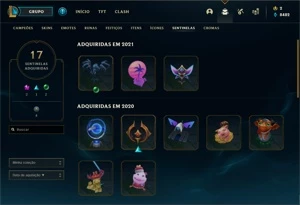 CONTA LOL 57 SKINS - League of Legends: Wild Rift LOL WR