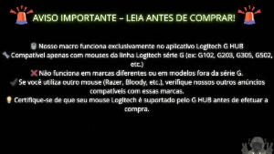 Macro - Tom Clancy's Rainbow Six - Atualizado 2025 Logitech