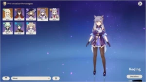 GENSHIN IMPACT CONTA COM: Keqing+Sucrose