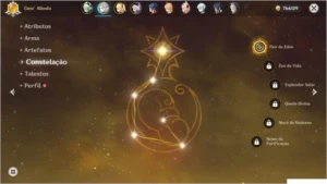 AR25 Albedo C1 + Qiqi e 57 dias de benção - Genshin Impact