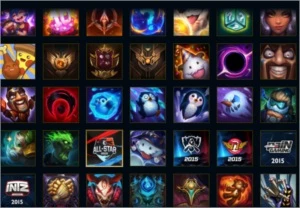 CONTA PLATINA IV 74 CHAMPION 20 SKIN - League of Legends LOL