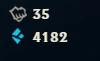CONTA PLATINA IV 74 CHAMPION 20 SKIN - League of Legends LOL