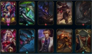 CONTA PLATINA IV 74 CHAMPION 20 SKIN - League of Legends LOL