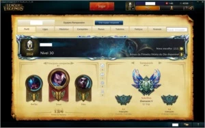 Conta League Of Legends Diamond V / 53 Skins / 118 Champions LOL