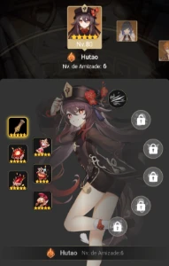 Genshin - Hutao C1, Yelan, Childe, Ayaka, Keqing 2 Armas T5 - Genshin Impact