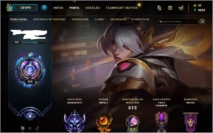 CONTA LEAGUE OF LEGENDS 384 SKINS - RAMUS REI LOL