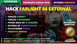 Hack Farlight 84 External ✅ 100% Exclusivo Cheat, Script - Steam