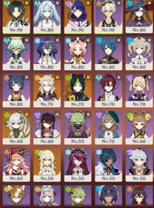 Conta Genshin Impact | Ar56 Raiden, Nahida, Xiao++
