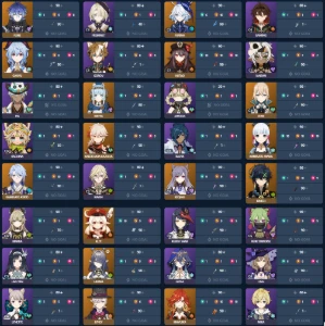 Conta Genshin - AR 60 - Quase todos os personagens - Genshin Impact