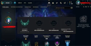 CONTA PLATINA 1 69% DE WINRATE - League of Legends LOL