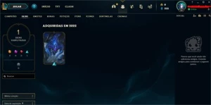 CONTA PLATINA 1 69% DE WINRATE - League of Legends LOL