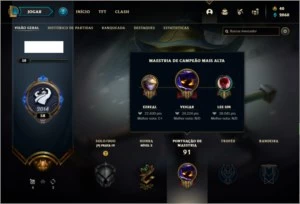 Conta prata 4 com 15 skins e 47 champs (Criada em 2013) - League of Legends LOL