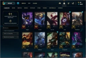 Conta prata 4 com 15 skins e 47 champs (Criada em 2013) - League of Legends LOL