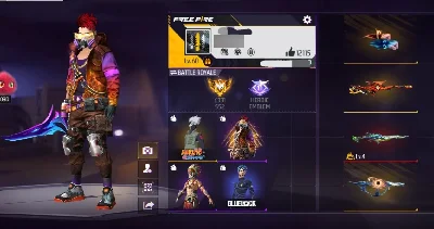 Conta FF prime 5 - Free Fire
