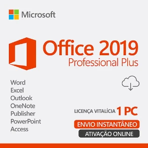 ⭐ Pacote Office 2019 Profissional 2019 Vitalício | ESD ⭐
